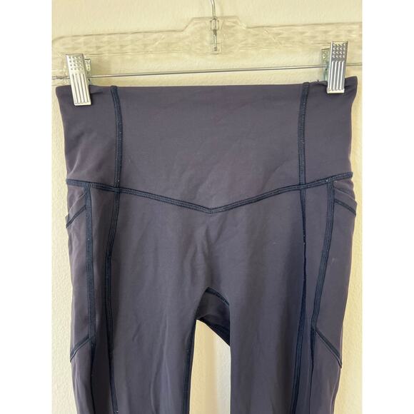 Lululemon All The Right Places Crop II Emperor Blue size 4 - Picture 4 of 11